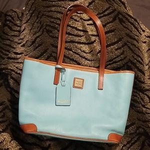 Dooney & Bourke aqua handbag